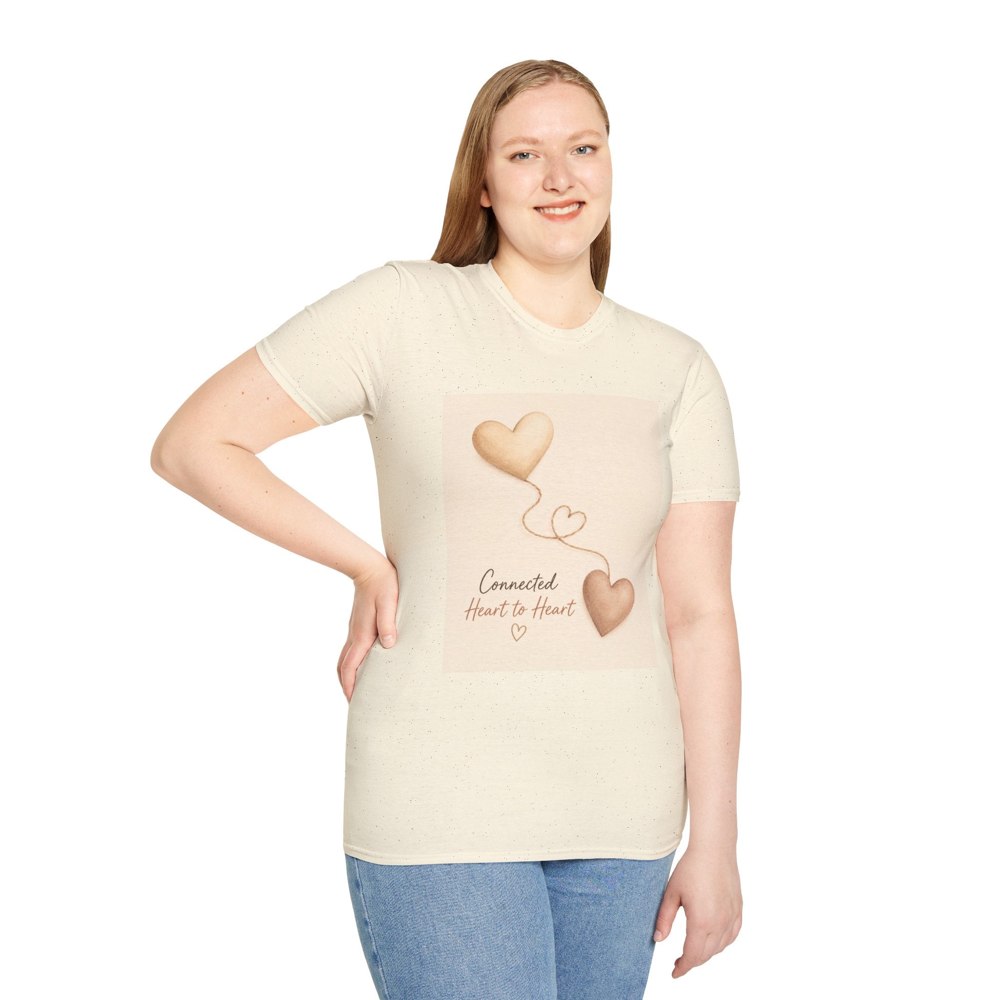 Connected Hearts heart design T-Shirt | love balloon illustration