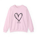 True Heart Crewneck Sweatshirt | #Hashtag 100% Loved