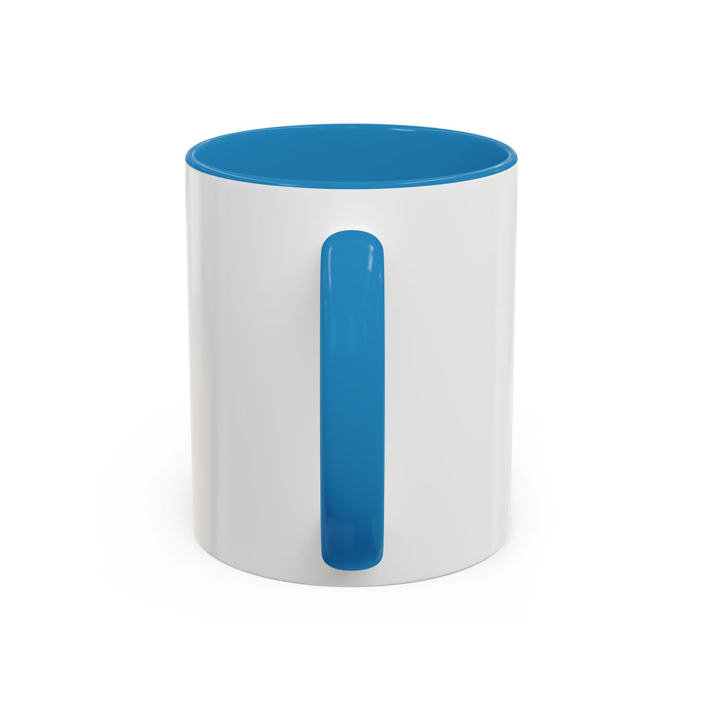 Heart Sketch Accent Coffee Mug — “# Hashtag 100% Loved”