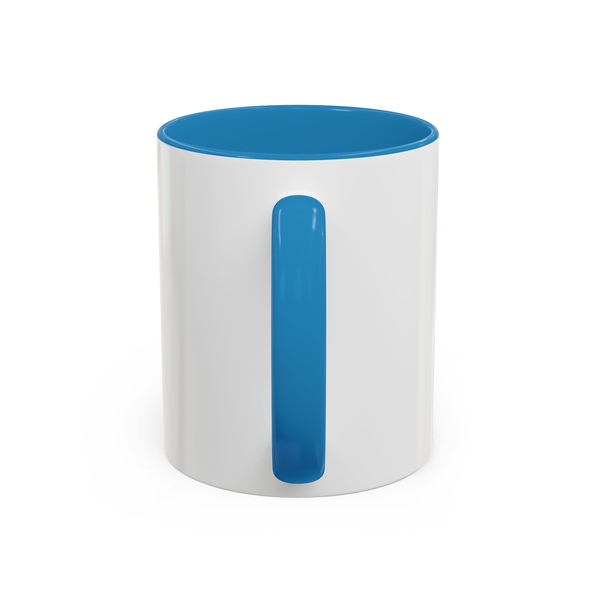 Heart Sketch Accent Coffee Mug — “# Hashtag 100% Loved”