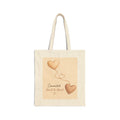 #Hashtag 100% Loved Tote Bag | Light Heart Canvas Tote