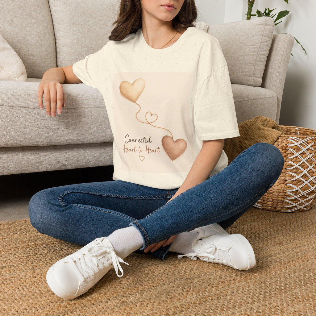 Connected Hearts heart design T-Shirt | love balloon illustration