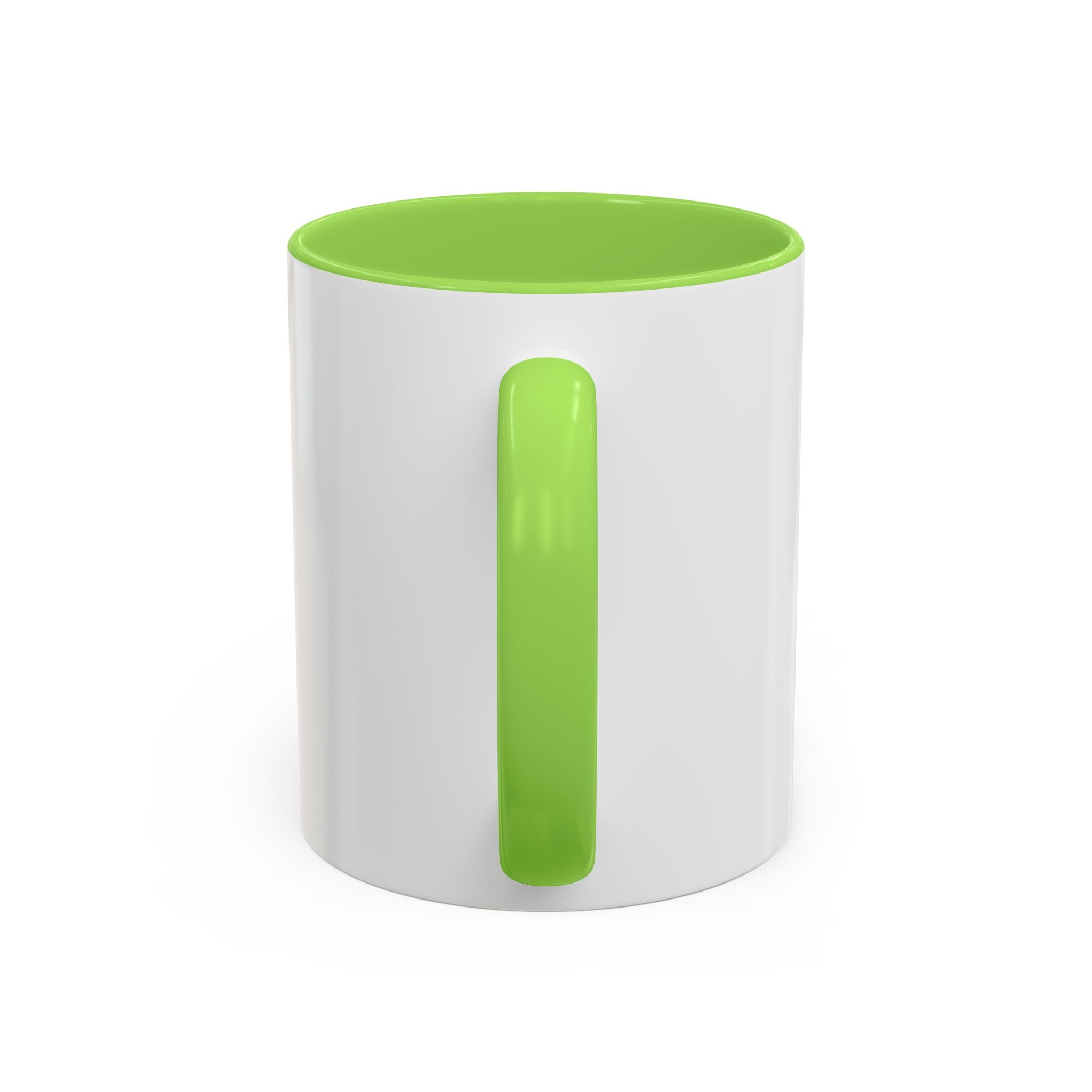 Hashtag 100% Loved Heart Mug — Color Accent Coffee Cup (11oz/15oz)