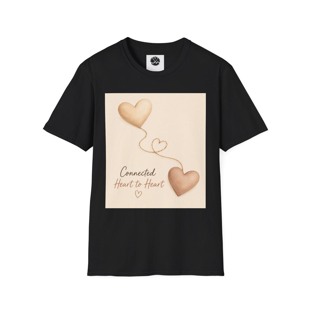 Connected Hearts heart design T-Shirt | love balloon illustration