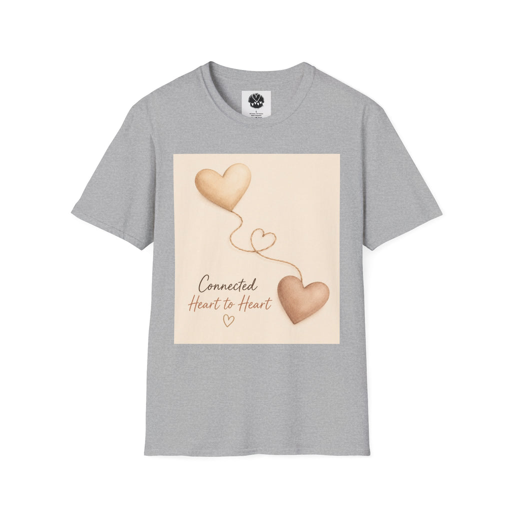 Connected Hearts heart design T-Shirt | love balloon illustration
