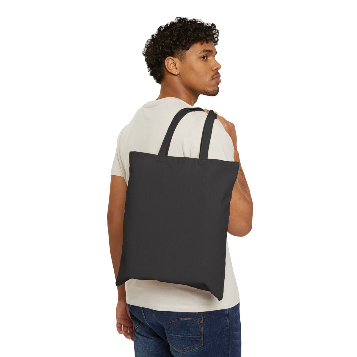 Canvas Tote - "#Hashtag I AM 100% Worthy" Inspirational Heart Tote