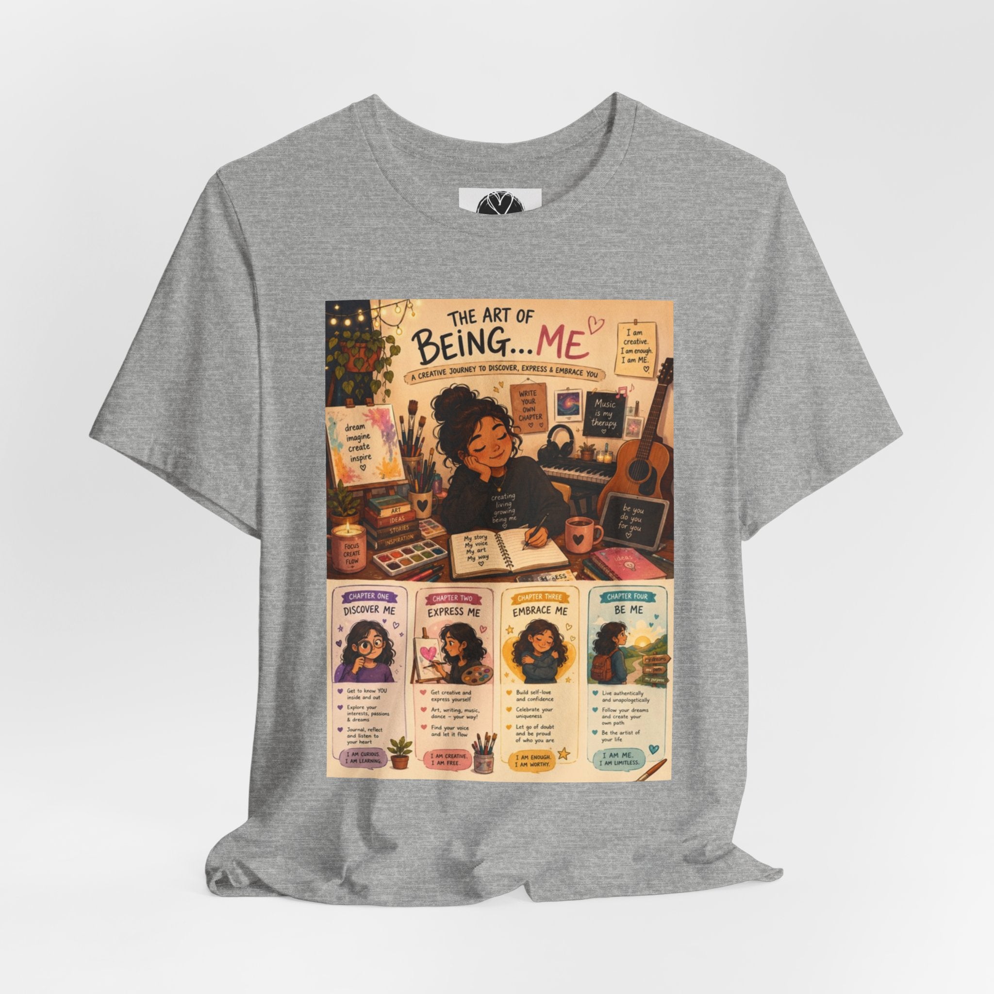 Gentle Heart Tee | Soft #Hashtag 100% Loved T-Shirt