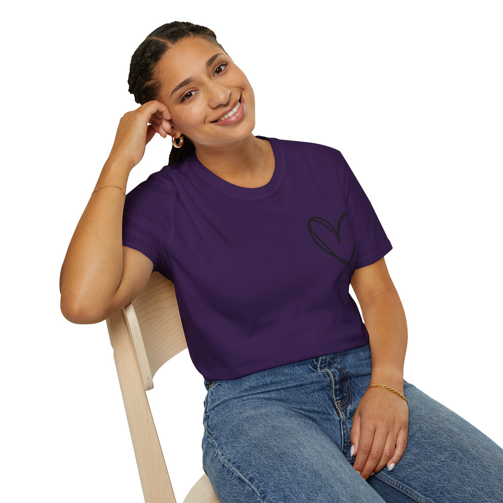 100% Loved T-Shirt — Minimal #Hashtag Love Graphic Tee