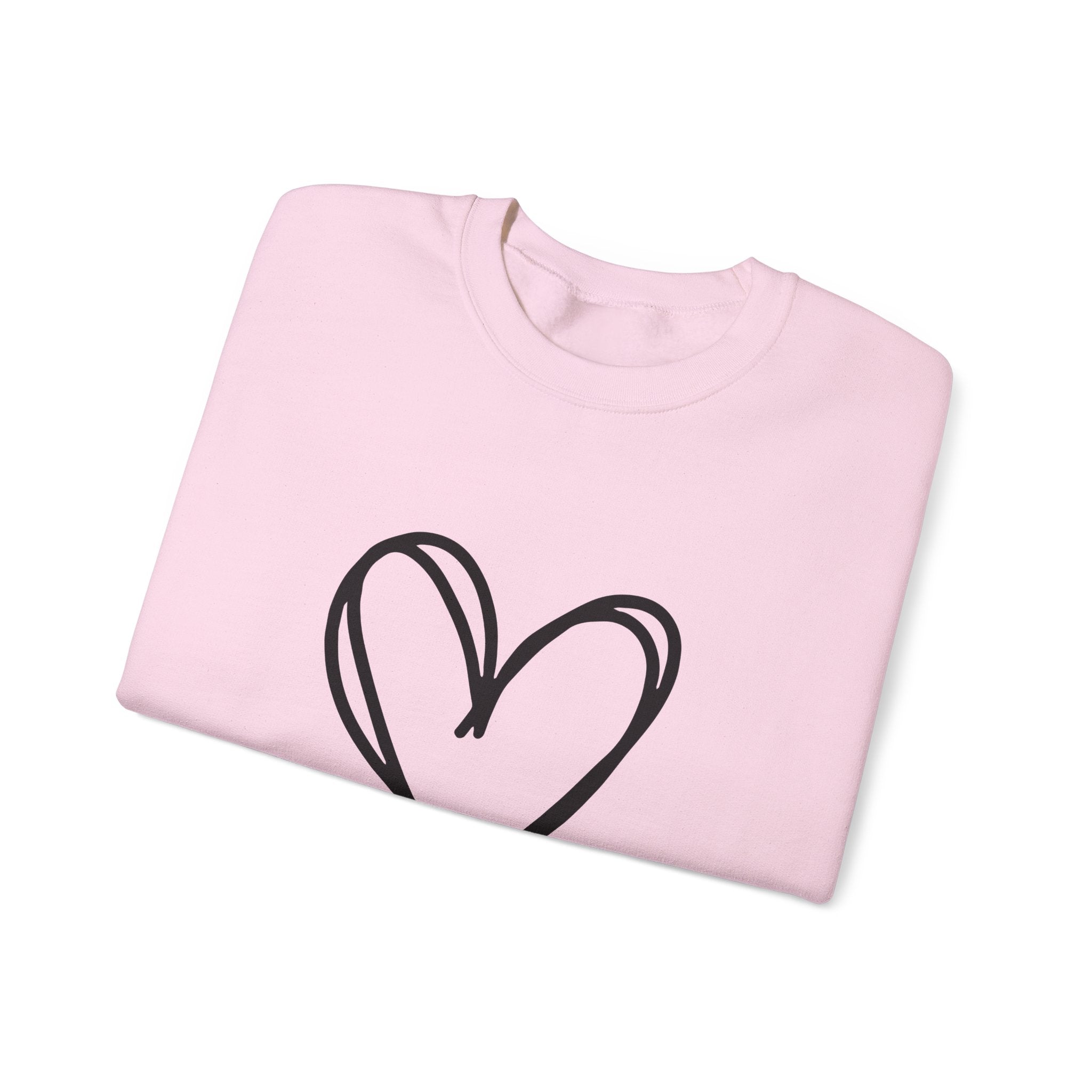 True Heart Crewneck Sweatshirt | #Hashtag 100% Loved