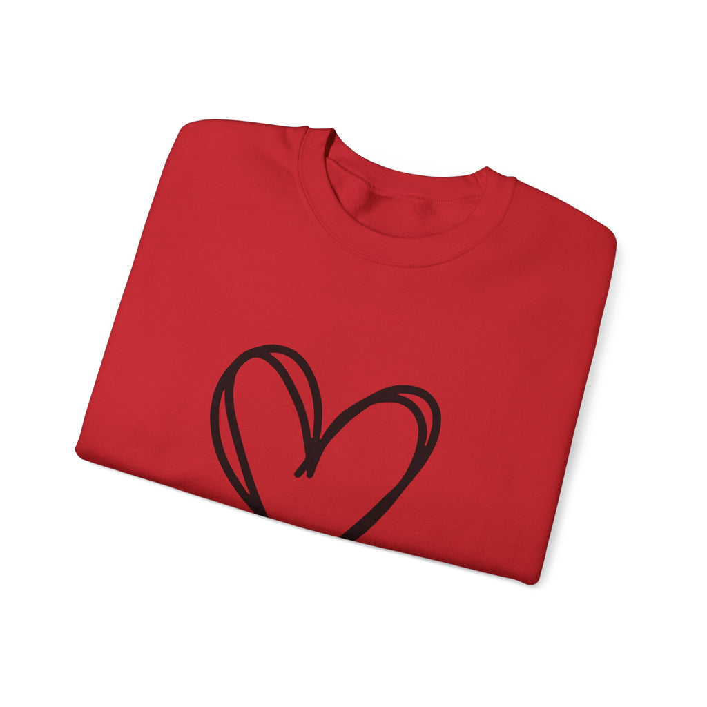 True Heart Crewneck Sweatshirt | #Hashtag 100% Loved