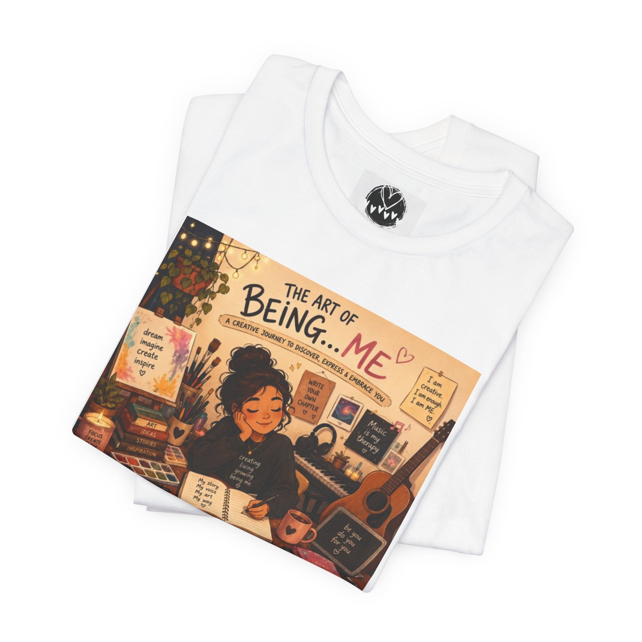 Gentle Heart Tee | Soft #Hashtag 100% Loved T-Shirt