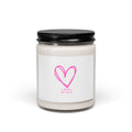 Soy Candle — Pink Heart Scented Candle (9oz)