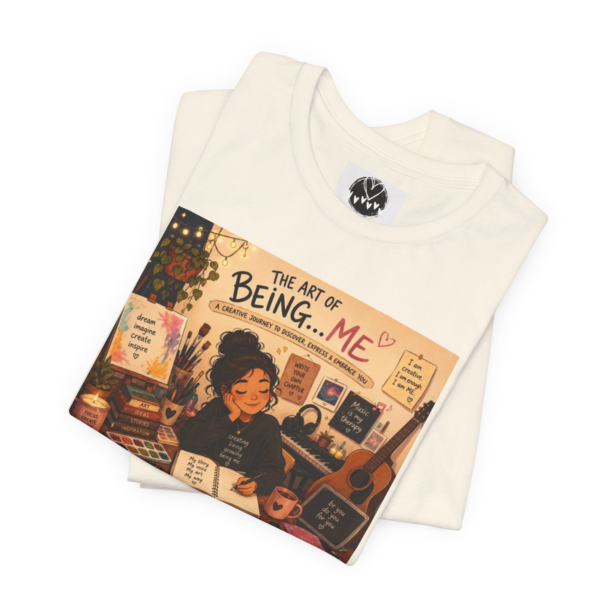 Gentle Heart Tee | Soft #Hashtag 100% Loved T-Shirt