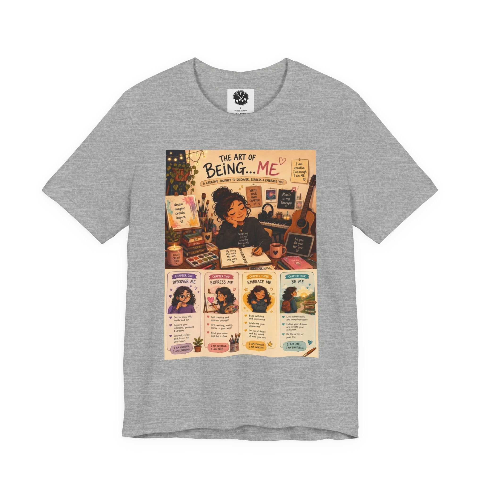 Gentle Heart Tee | Soft #Hashtag 100% Loved T-Shirt