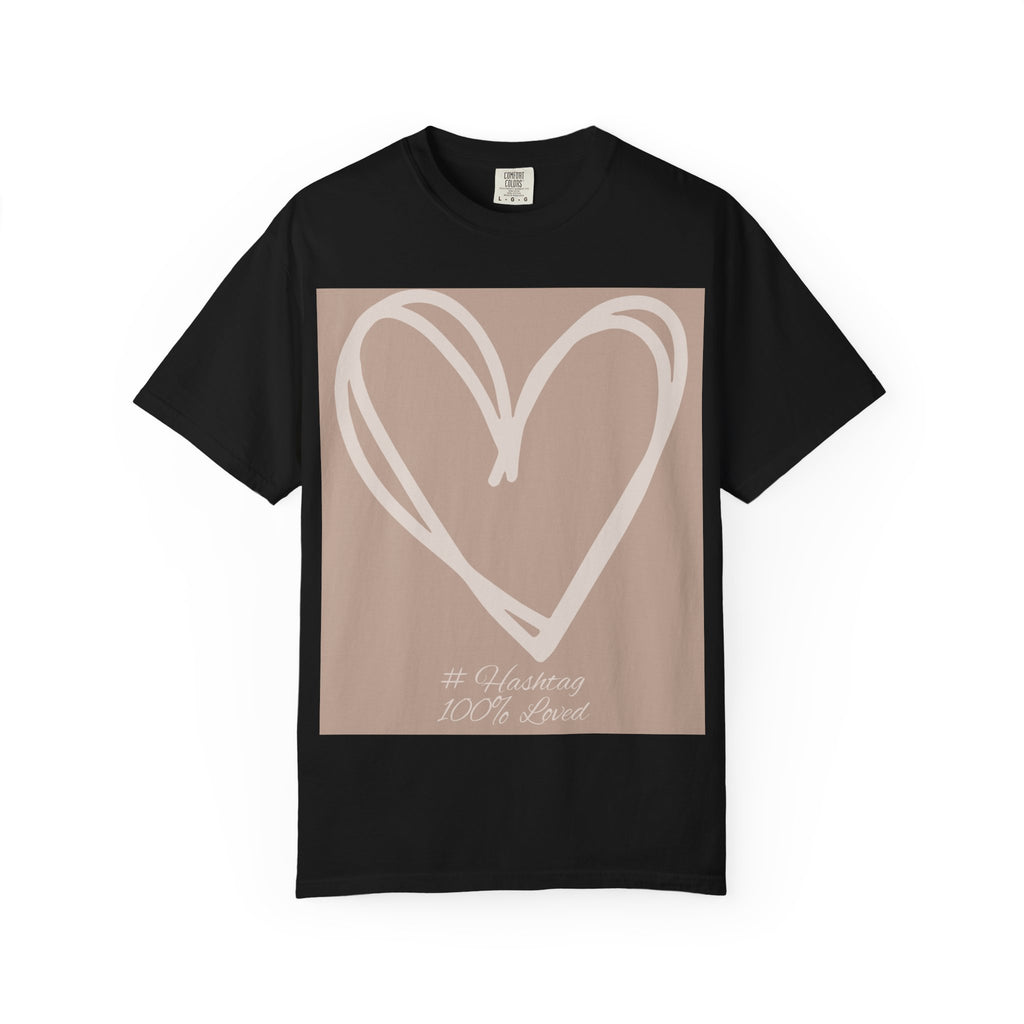 Hand-drawn Heart Tee | Minimal Neutral Graphic T-Shirt | Heart2Heart