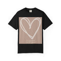Hand-drawn Heart Tee | Minimal Neutral Graphic T-Shirt | Heart2Heart