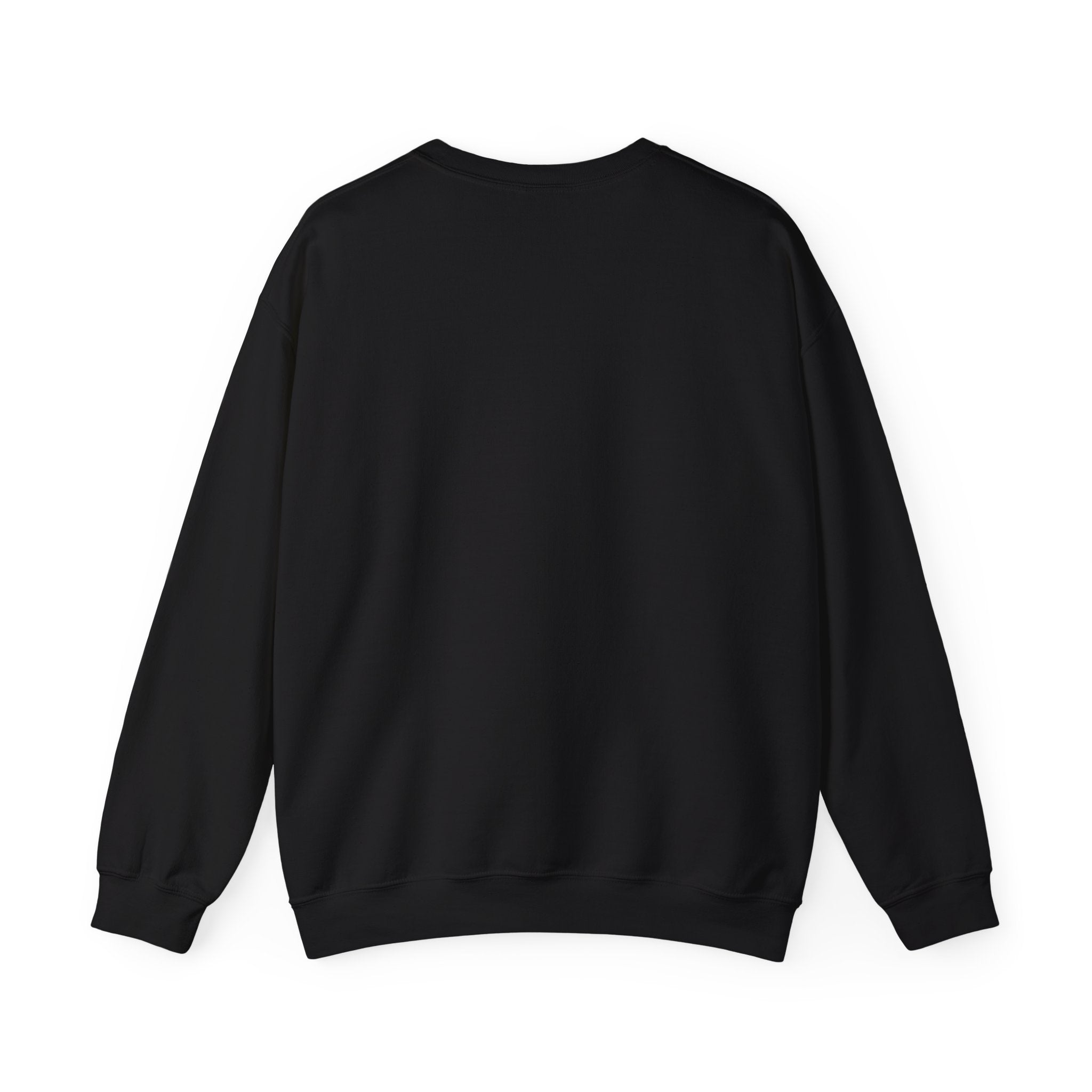 Crewneck Sweatshirt — Black Heart Sketch "#Hashtag 100% Loved" Graphic