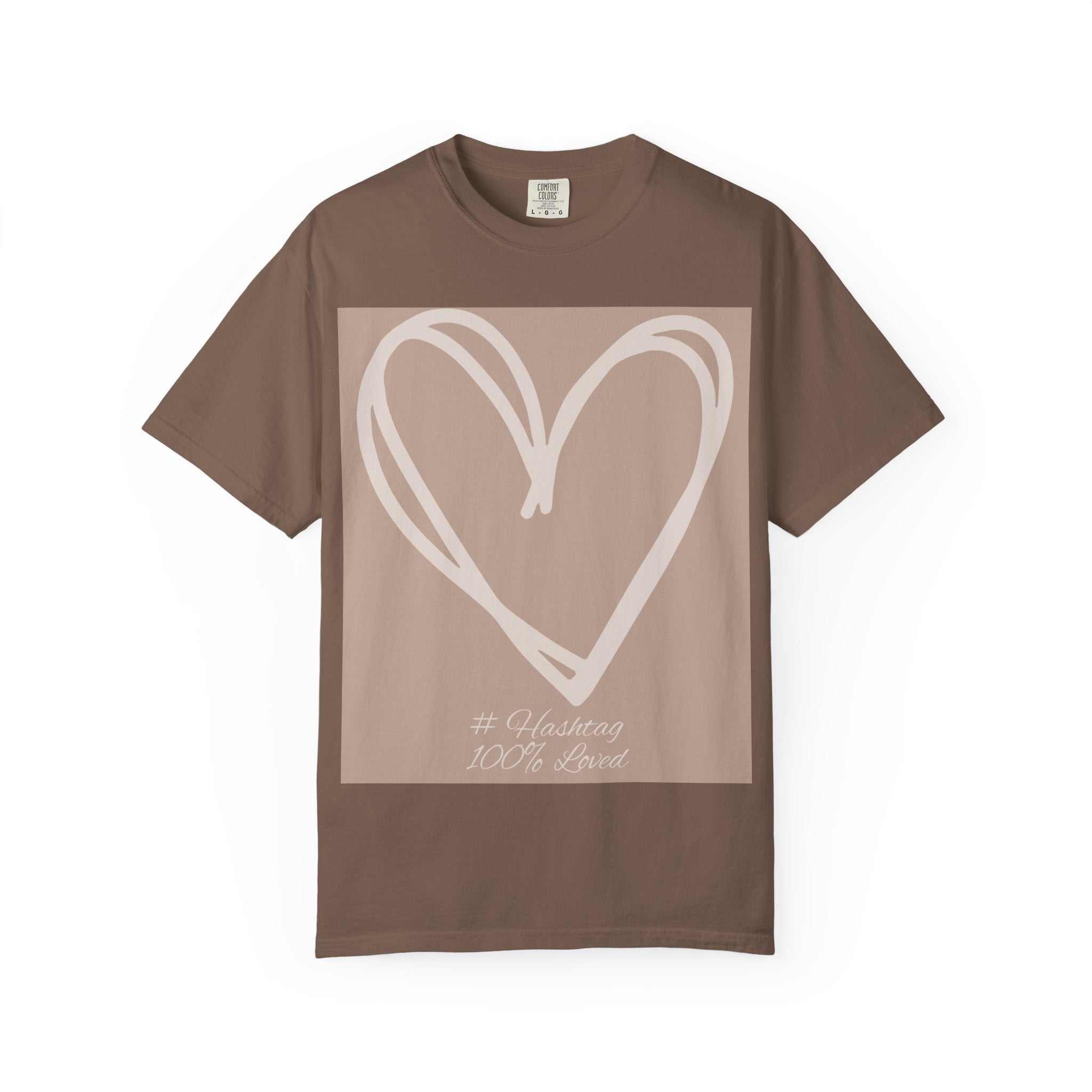 Hand-drawn Heart Tee | Minimal Neutral Graphic T-Shirt | Heart2Heart