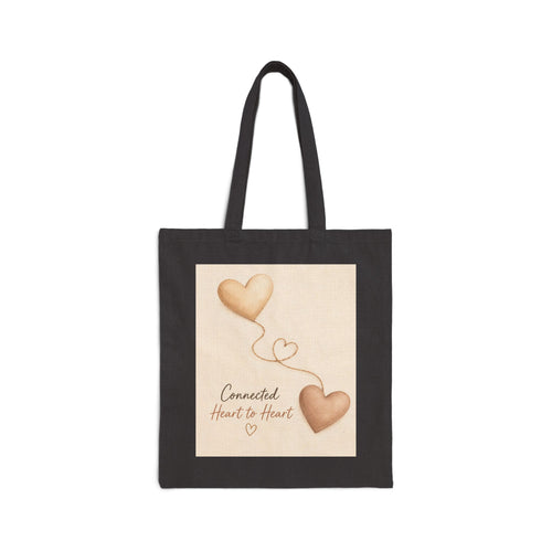 #Hashtag 100% Loved Tote Bag | Light Heart Canvas Tote