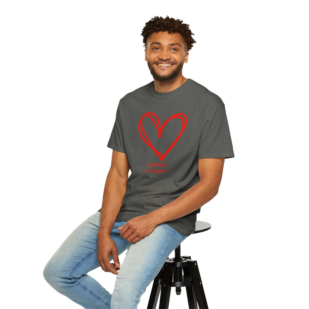Red Heart Sketch Tee | #Hashtag 100% Loved Graphic T-Shirt