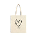 Boldness of Heart Tote Bag | 100% Loved Canvas Tote