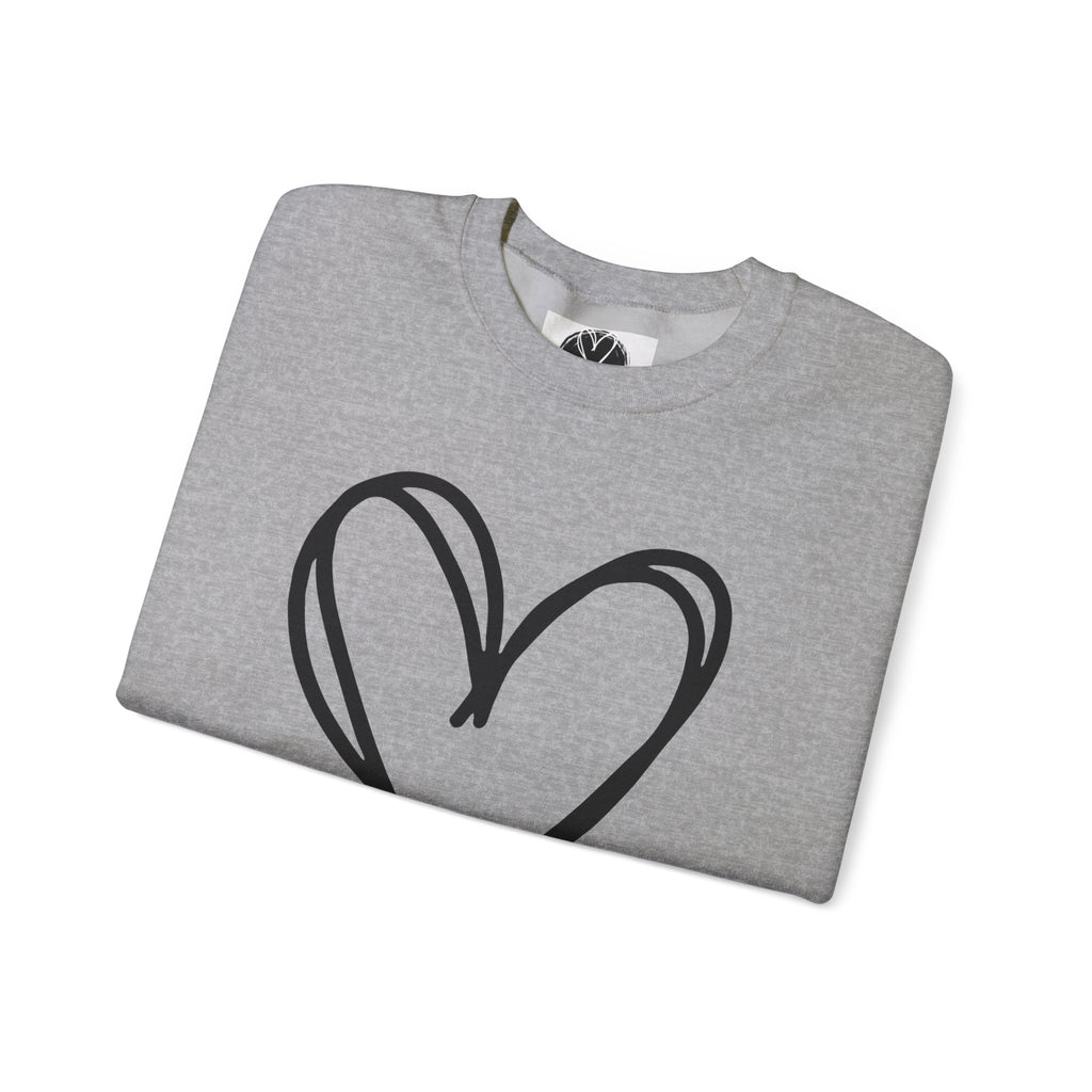 Neutral Bold Crewneck Sweatshirt | 100% Loved Declaration