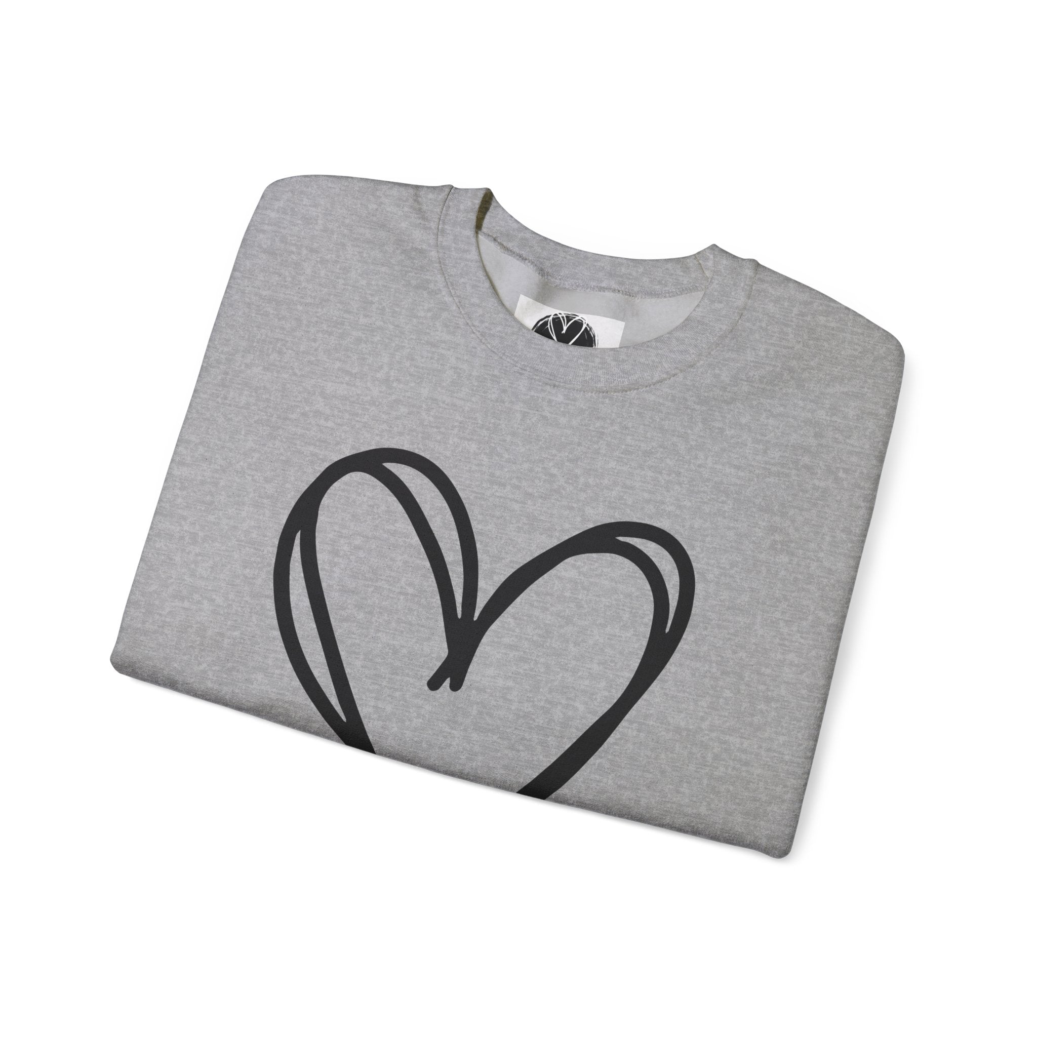 Neutral Bold Crewneck Sweatshirt | 100% Loved Declaration
