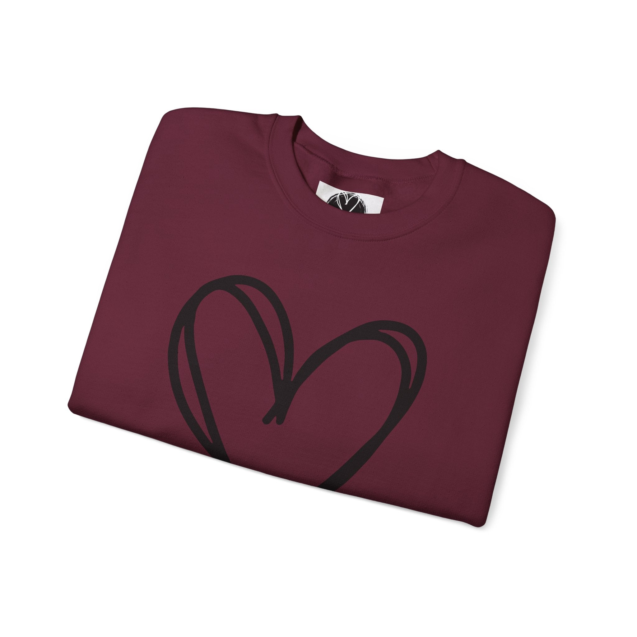 Neutral Bold Crewneck Sweatshirt | 100% Loved Declaration